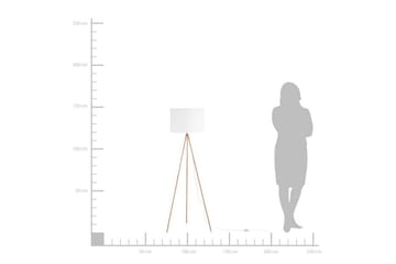 Golvlampa Vistula 148 cm - Natur - Belysning - Lampor & belysning inomhus - Golvlampa