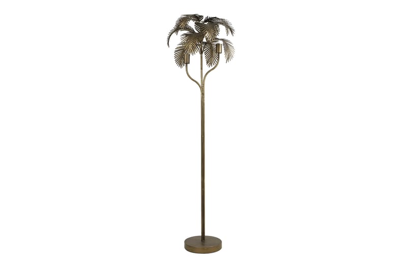 Golvlampa Palm 47x47 cm Guld - Light & Living - Golvlampa - Hall lampa