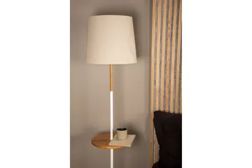 Hattman Golvlampa - Linne/Marmor/Beige/Brun/Vit - Belysning - Lampor & belysning inomhus - Golvlampa