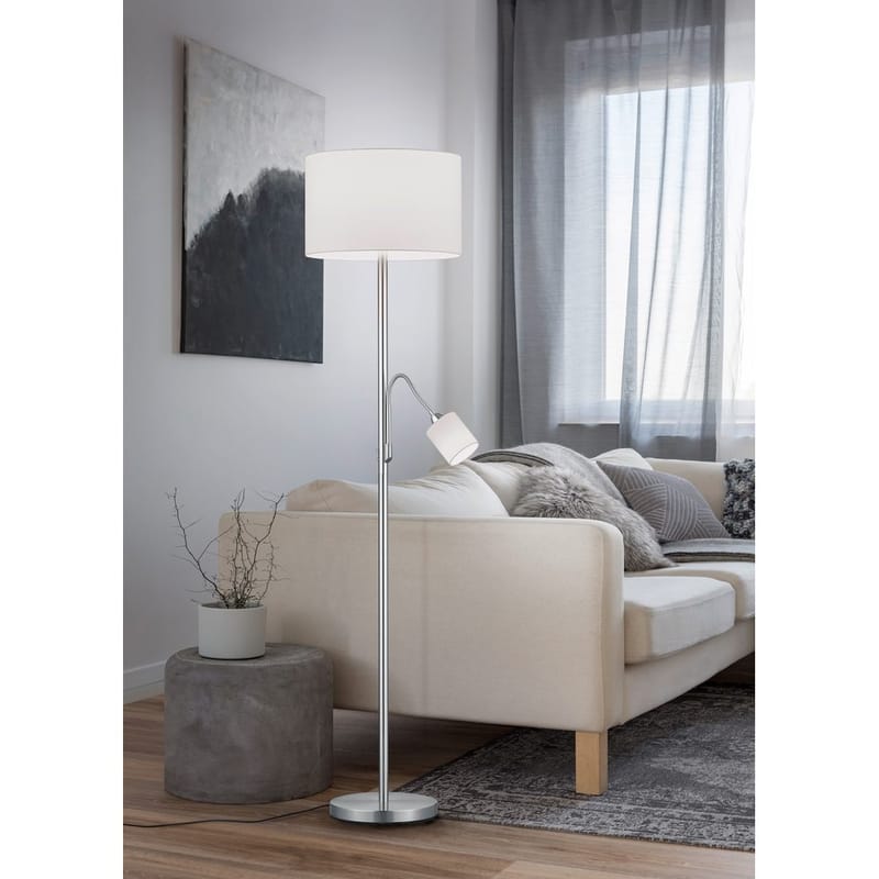 Golvlampa Hotel - Vit - Belysning - Lampor & belysning inomhus - Golvlampa