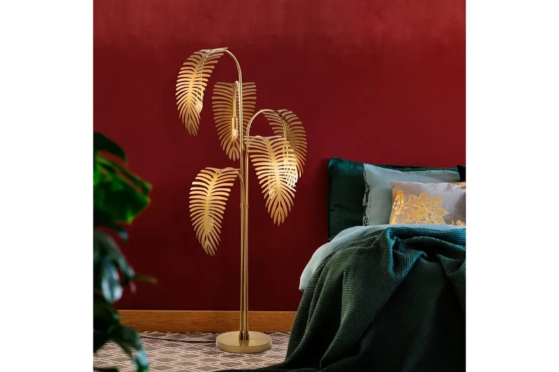 Golvlampa Kavilashm Rany - Guld - Belysning - Lampor & belysning inomhus - Golvlampa