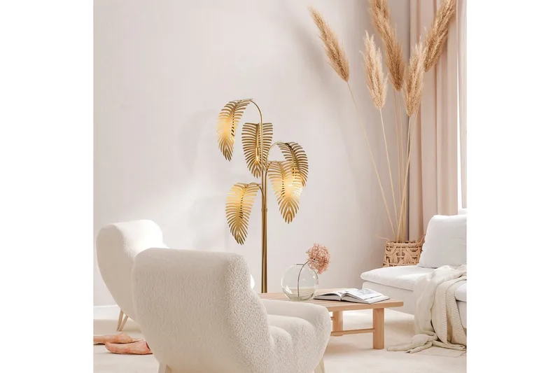 Golvlampa Kavilashm Rany - Guld - Belysning - Lampor & belysning inomhus - Golvlampa