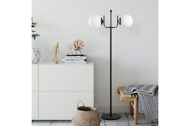 Golvlampa Kelulstead Svart - Svart - Belysning - Lampor & belysning inomhus - Golvlampa