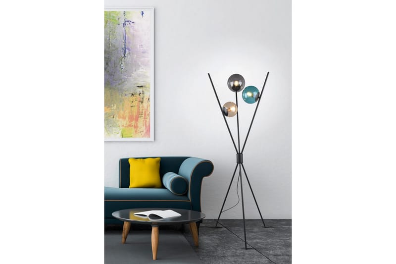 Golvlampa Lance - Mattsvart - Belysning - Lampor & belysning inomhus - Golvlampa