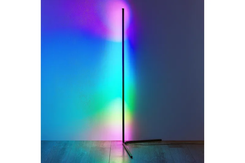 Level LED Golvlampa svart RGB - Svart - Belysning - Lampor & belysning inomhus - Golvlampa