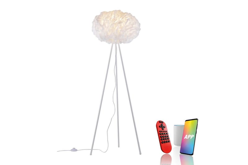 Golvlampa Lolasmart Naomi - 47x140x47 cm - Belysning - Lampor & belysning inomhus - Golvlampa