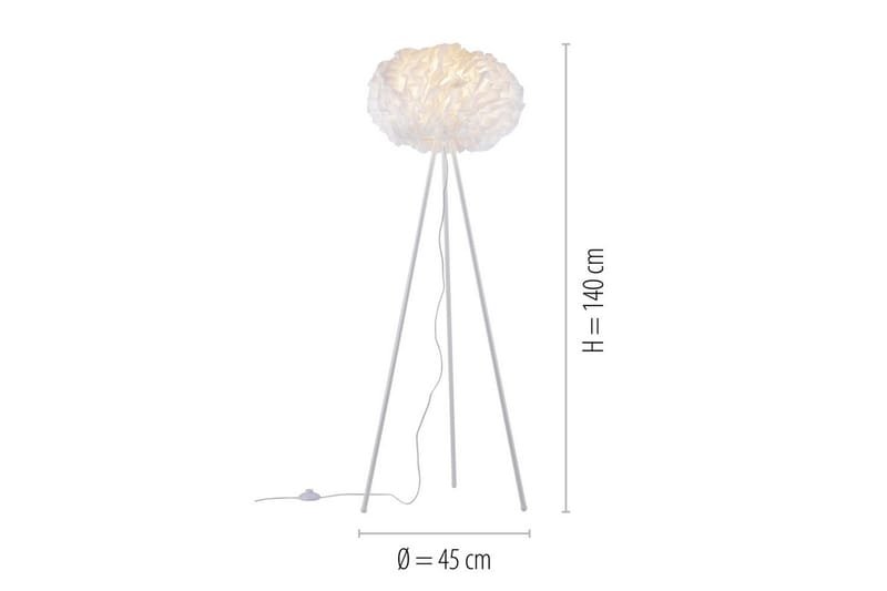 Golvlampa Lolasmart Naomi - 47x140x47 cm - Belysning - Lampor & belysning inomhus - Golvlampa