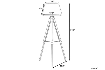 Madeira Golvlampa 143 cm - Svart - Belysning - Lampor & belysning inomhus - Golvlampa