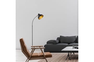 Golvlampa Masatsune Svart / Antik - Svart / Antik - Belysning - Lampor & belysning inomhus - Golvlampa