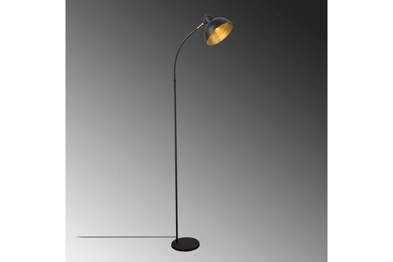 Golvlampa Masatsune Svart / Antik - Svart / Antik - Belysning - Lampor & belysning inomhus - Golvlampa