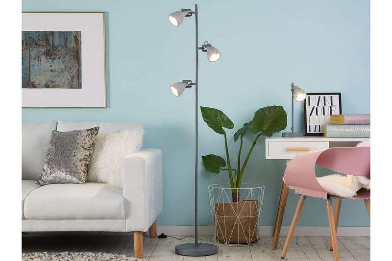 Mistago Golvlampa 163 cm - Grå - Belysning - Lampor & belysning inomhus - Golvlampa