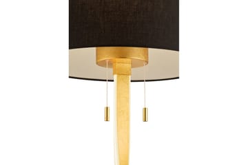Golvlampa Nandor - Svart/guld - Belysning - Lampor & belysning inomhus - Golvlampa
