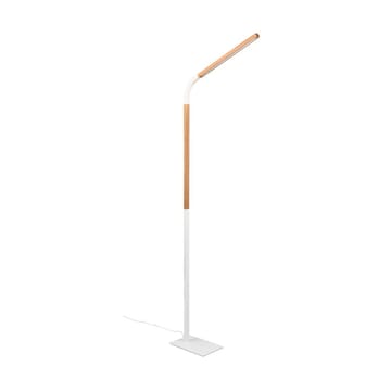 Golvlampa Norris - Mattvit/trä - Belysning - Lampor & belysning inomhus - Golvlampa