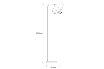 Opviq Yildo Golvlampa - Svart/Koppar - Belysning - Lampor & belysning inomhus - Golvlampa
