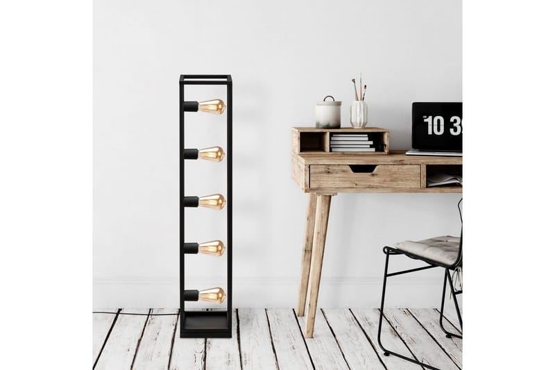 Golvlampa Orika Svart - Svart - Belysning - Lampor & belysning inomhus - Golvlampa