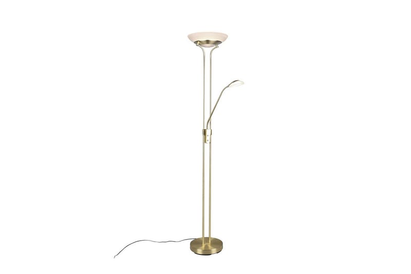 Golvlampa Orson - Mattmässing - Belysning - Lampor & belysning inomhus - Golvlampa