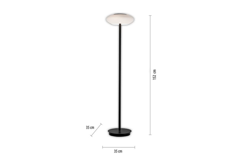 Golvlampa Q-Etienne - 35x152x35 cm - Belysning - Lampor & belysning inomhus - Golvlampa