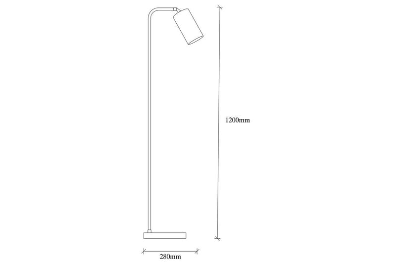 Golvlampa Quintra Svart / Vintage - 28 x 22 cm - Belysning - Lampor & belysning inomhus - Golvlampa