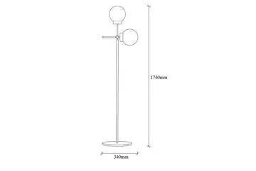 Golvlampa Ranpal Rany - Rany - Belysning - Lampor & belysning inomhus - Golvlampa