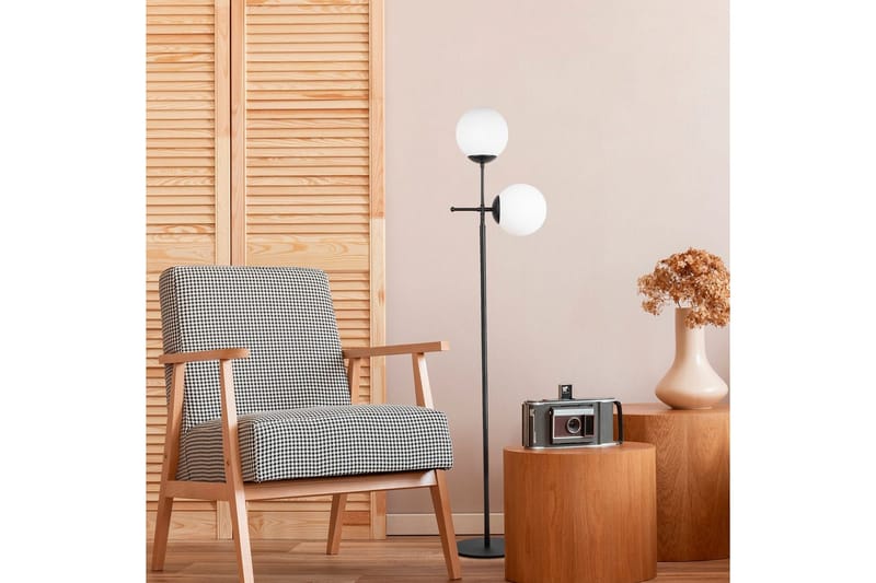 Golvlampa Ranpal Svart - Svart - Belysning - Lampor & belysning inomhus - Golvlampa