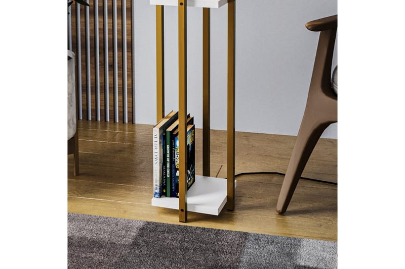 Golvlampa Ratmo Sudampa (Hyllhöjd: 60 cm) Rany / Vit 2 - Rany / Vit 2 - Belysning - Lampor & belysning inomhus - Golvlampa