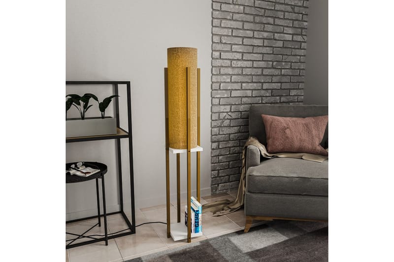 Golvlampa Ratmo Sudampa (Hyllhöjd: 60 cm) Rany / Vit 2 - Rany / Vit 2 - Belysning - Lampor & belysning inomhus - Golvlampa