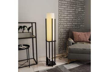 Golvlampa Ratmo Sudampa (Hyllhöjd: 60 cm) Svart Beige - Svart Beige - Belysning - Lampor & belysning inomhus - Golvlampa