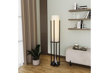 Golvlampa Ratmo Sudampa (Hyllhöjd: 60 cm) Svart Beige - Svart Beige - Belysning - Lampor & belysning inomhus - Golvlampa