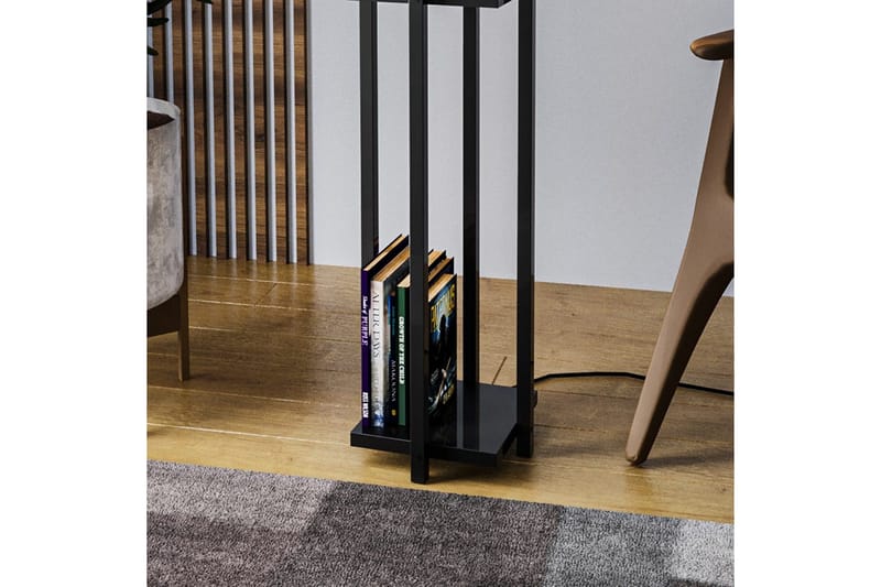 Golvlampa Ratmo Sudampa (Hyllhöjd: 60 cm) Svart Beige - Svart Beige - Belysning - Lampor & belysning inomhus - Golvlampa