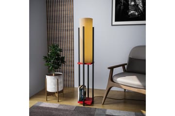 Golvlampa Ratmo Sudampa (Hyllhöjd: 60 cm) Svart / Röd Beige