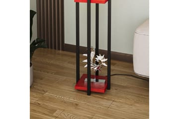 Golvlampa Ratmo Sudampa (Hyllhöjd: 60 cm) Svart / Röd - Svart / Röd - Belysning - Lampor & belysning inomhus - Golvlampa