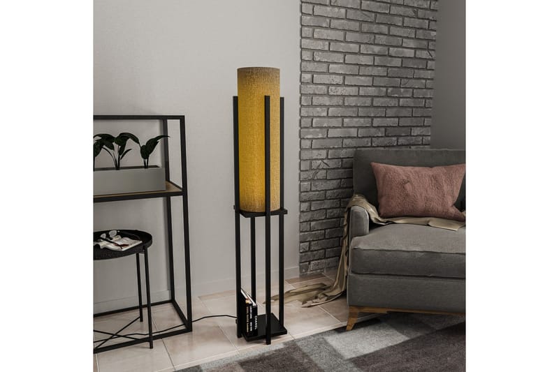 Golvlampa Ratmo Sudampa (Hyllhöjd: 60 cm) Svart - Svart - Belysning - Lampor & belysning inomhus - Golvlampa