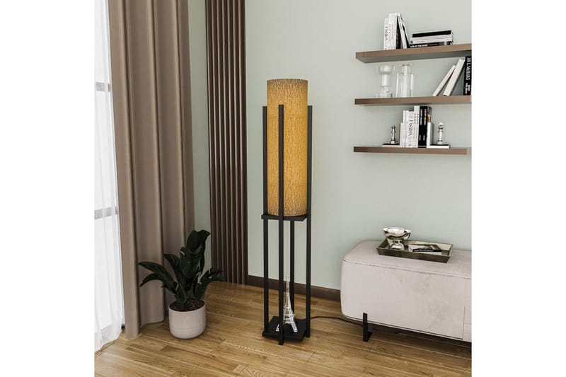 Golvlampa Ratmo Sudampa (Hyllhöjd: 60 cm) Svart - Svart - Belysning - Lampor & belysning inomhus - Golvlampa