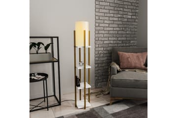 Golvlampa Ratmo Sudampa Lumi (Hyllhöjd: 29 cm) Rany / Vit - Rany / Vit - Belysning - Lampor & belysning inomhus - Golvlampa