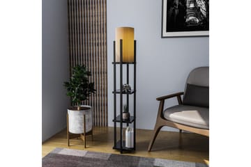 Golvlampa Ratmo Sudampa Lumi (Hyllhöjd: 29 cm) Svart Koppar