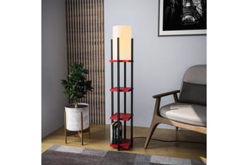 Golvlampa Ratmo Sudampa Lumi (Hyllhöjd: 29 cm) Svart / Röd Beige
