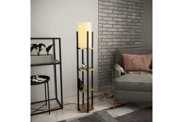 Golvlampa Ratmo Sudampa Lumi (Hyllhöjd: 29 cm) Svart / Rany - Svart / Rany - Belysning - Lampor & belysning inomhus - Golvlampa