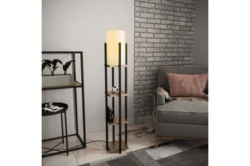Golvlampa Ratmo Sudampa Lumi (Hyllhöjd: 29 cm) Svart / Rany - Svart / Rany - Belysning - Lampor & belysning inomhus - Golvlampa