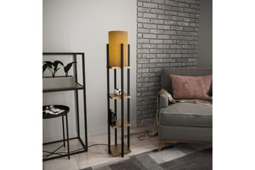 Golvlampa Ratmo Sudampa Lumi (Hyllhöjd: 29 cm) Svart / Ranykoppar - Svart / Ranykoppar - Belysning - Lampor & belysning inomhus - Golvlampa