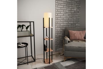 Golvlampa Ratmo Sudampa Lumi (Hyllhöjd: 29 cm) Trä / Beige - Trä / Beige - Belysning - Lampor & belysning inomhus - Golvlampa