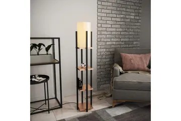 Golvlampa Ratmo Sudampa Lumi (Hyllhöjd: 29 cm) Trä / Beige - Trä / Beige - Belysning - Lampor & belysning inomhus - Golvlampa