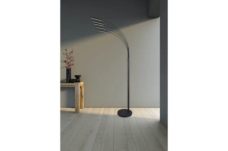 Reed LED Golvlampa borstad stål - Borstad stål - Belysning - Lampor & belysning inomhus - Golvlampa