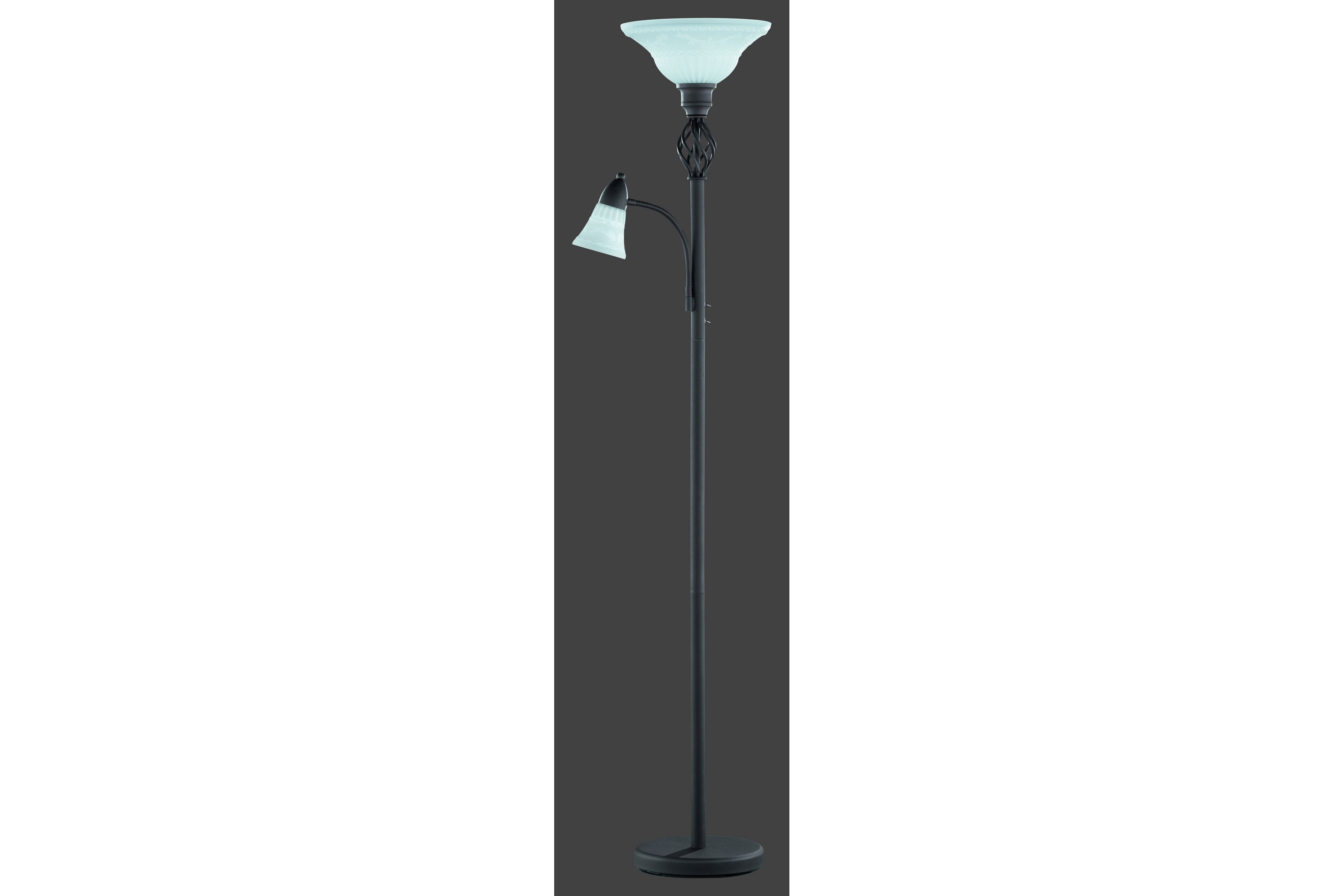 Rostica golvlampa uplight E27 E14