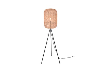 Runa golvlampa E27 mattsvart/rotting - Matt svart/Natur - Belysning - Lampor & belysning inomhus - Golvlampa