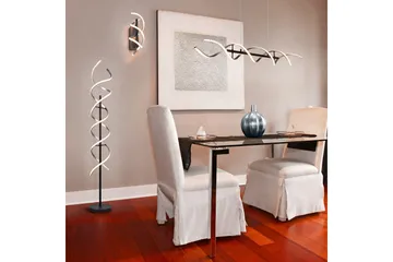 Sequence LED Golvlampa borstad aluminium/ mattsvart - Borstad aluminium/Matt svart - Belysning - Lampor & belysning inomhus - Golvlampa