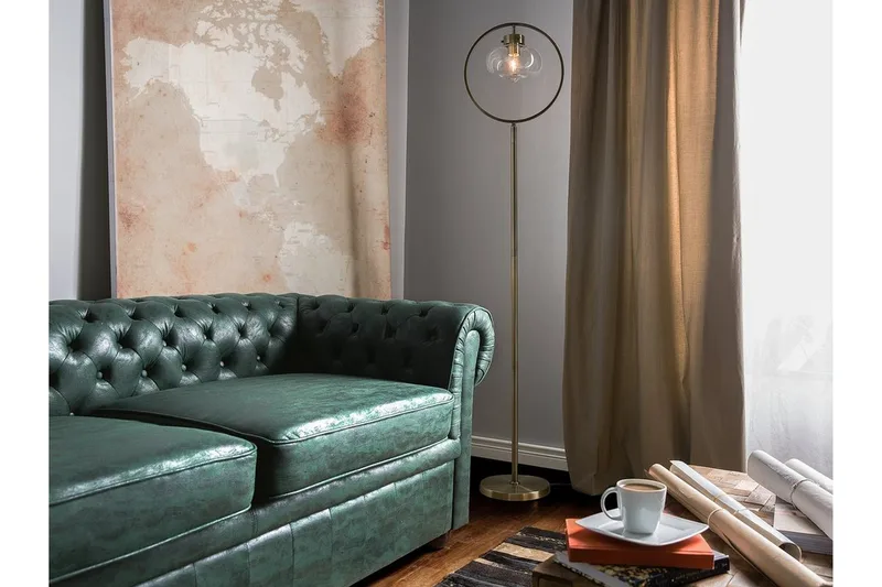 Severn Golvlampa 165 cm - Guld - Belysning - Lampor & belysning inomhus - Golvlampa