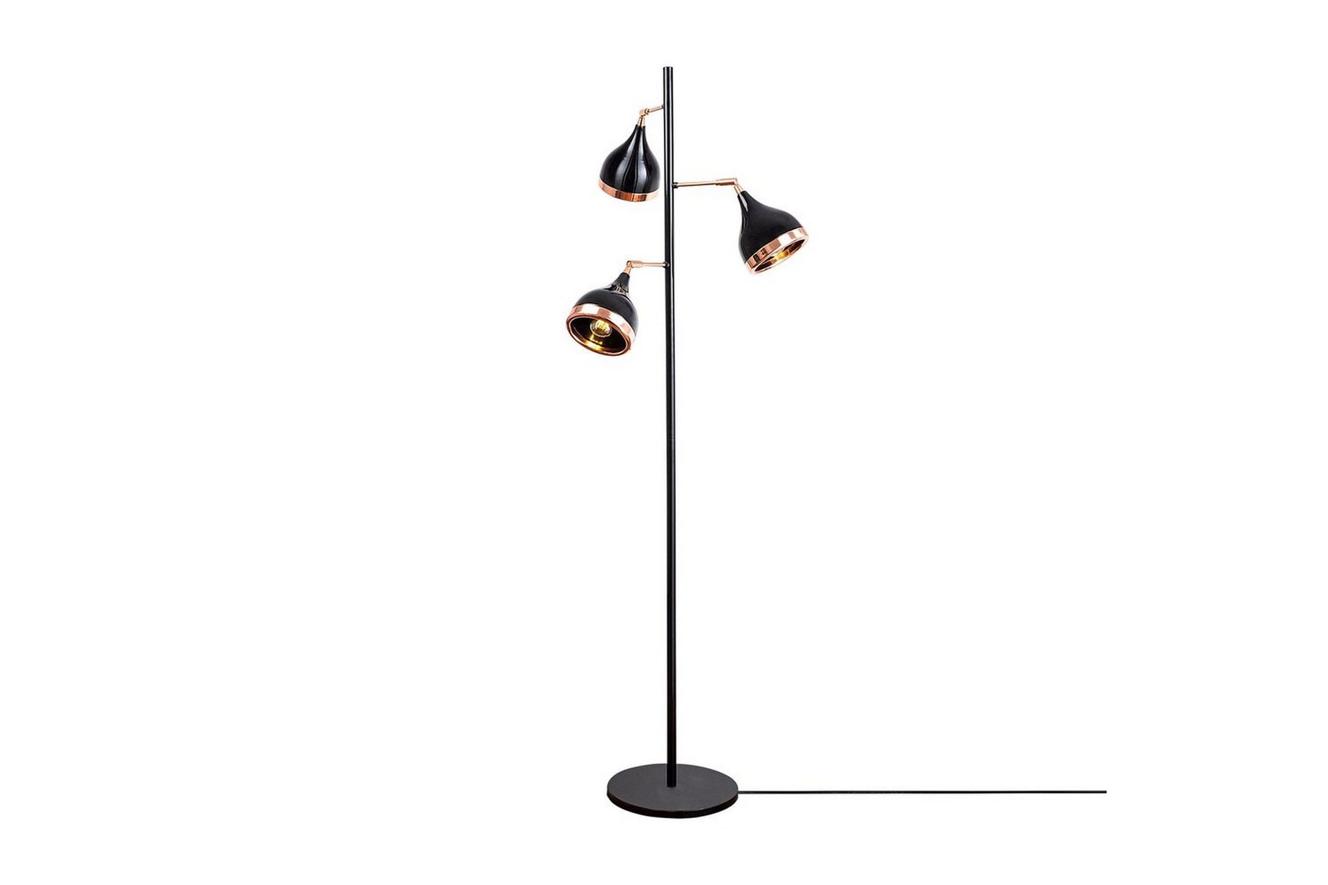 Golvlampa Soodx Svart / Koppar - Koppar/Svart