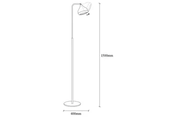 Golvlampa Soodx Svart / Koppar - Koppar/Svart - Belysning - Lampor & belysning inomhus - Golvlampa