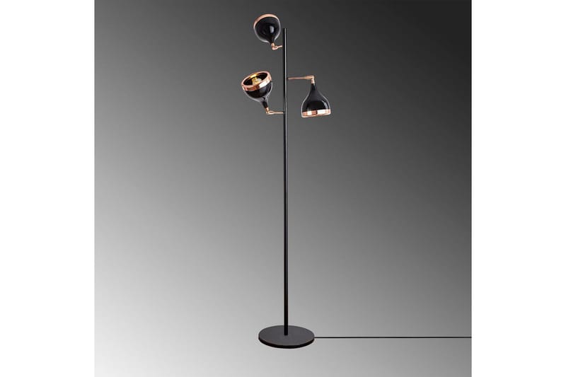 Golvlampa Soodx Svart / Koppar - Koppar/Svart - Belysning - Lampor & belysning inomhus - Golvlampa