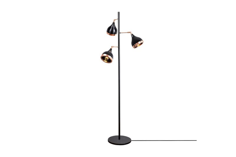 Golvlampa Soodx Svart / Koppar - Koppar/Svart - Belysning - Lampor & belysning inomhus - Golvlampa